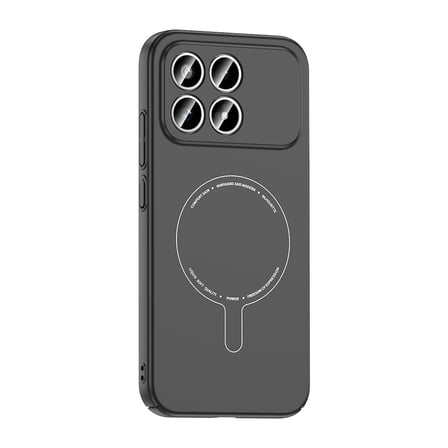 Poco F8 Pro Kılıf M-Safe Şarj Özellikli Kamera Korumalı MKST Elio Sert PC Kapak - Siyah