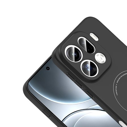 Oppo Find X9 Pro Kılıf Magsafe Şarj Özellikli Kamera Korumalı Elio Sert PC Kapak