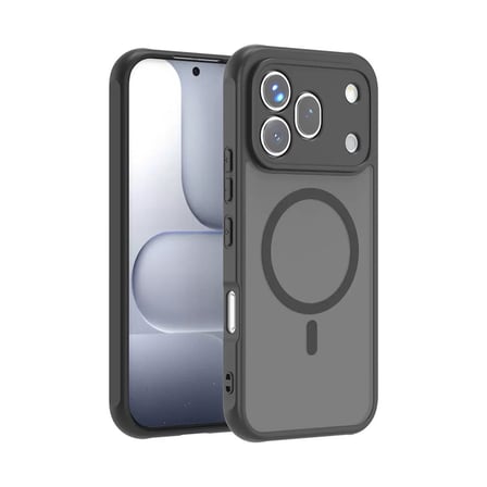 Honor 600 Pro 5G Kılıf M-Safe Şarj Özellikli Kamera Korumalı MKST Lunex Kapak - Siyah