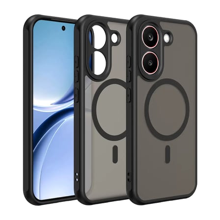Poco X8 Pro Kılıf M-Safe Şarj Özellikli Kamera Korumalı MKST Lunex Kapak - Siyah