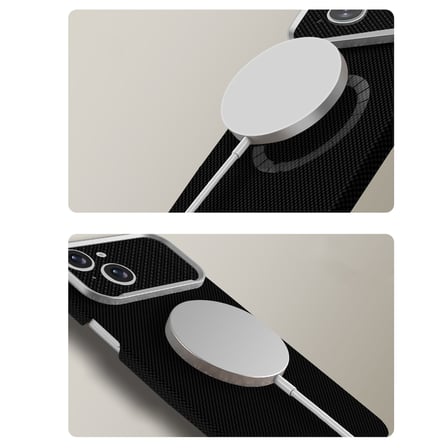 iPhone 15 Uyumlu İphone 17 Görünümlü MagSafe Şarj Özellikli Kılıf Premium Paris Zerre Sert PC Kapak