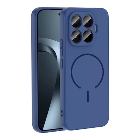 Xiaomi 17T Pro Kılıf M-safe Şarj Özellikli Zore Meta Kapak Xiaomi 17T Pro Zore - Lacivert