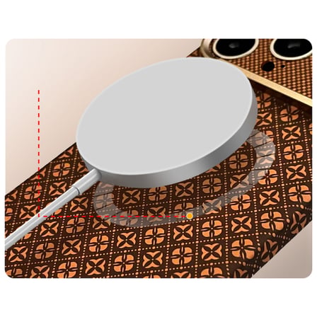 iPhone 16 Pro Kılıf MagSafe Şarj Özellikli Premium Retro Çiçek Desenli Kamera Ve Lens Korumali Velix Sert PC Kapak