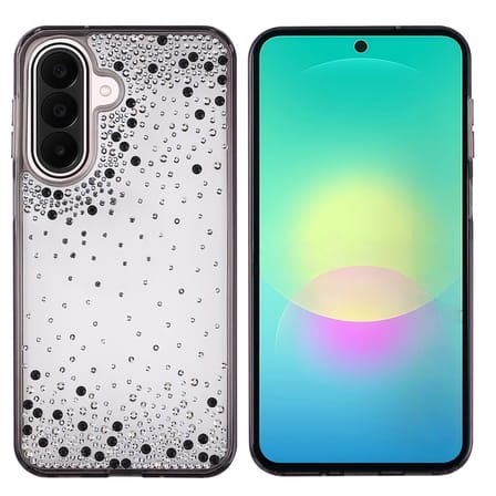 Samsung Galaxy A17 Kılıf Airbag Tasarımlı Damla Taşlı Şeffaf  Pera Silikon Kapak