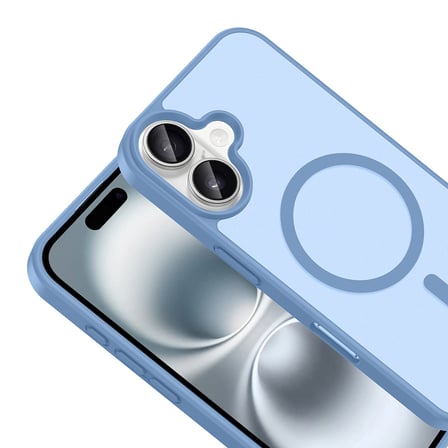 iPhone 16 Kılıf MagSafe Kamera Korumalı Mat Parmak İzi Tutmayan Maks