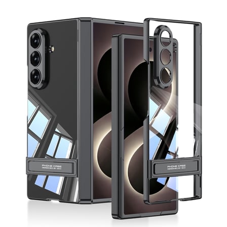Galaxy Z Fold 8 Ultra Kılıf Kamera Korumalı Şeffaf Standlı Maks Kapak