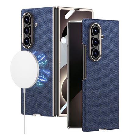 Galaxy Z Fold 8 Ultra Kılıf Kamera Koruma Çerçeveli MagSafe Uyumlu Premium Desenli Sert PC Maks Kapak