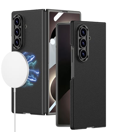 Galaxy Z Fold 8 Ultra Kılıf MagSafe Uyumlu Kamera Korumalı Dokulu Premium Sert PC Maks Kapak