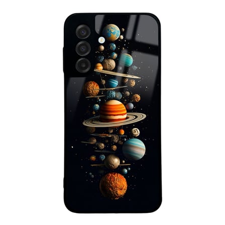 Galaxy A17 Kılıf Kamera Korumalı Desenli Luxury Portrait Painting Lusi Kapak Pembe Kalp