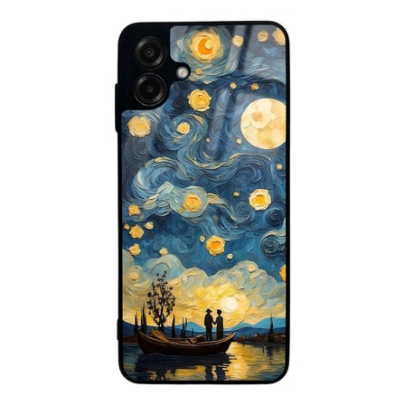 Galaxy A07 Kılıf Kamera Korumalı Desenli Luxury Portrait Painting Lusi Kapak Pembe Kalp