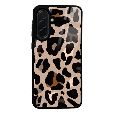 Galaxy A36 Kılıf Kamera Korumalı Desenli Luxury Portrait Painting Lusi Kapak Pembe Leopar