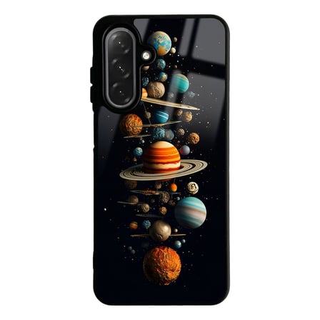 Galaxy A26 Kılıf Kamera Korumalı Desenli Luxury Portrait Painting Lusi Kapak Pembe Leopar