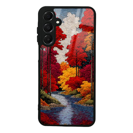 Galaxy A16 Kılıf Kamera Korumalı Desenli Luxury Portrait Painting Lusi Kapak Pembe Leopar