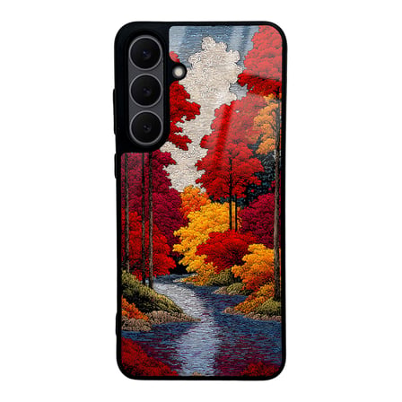 Galaxy S25 FE Kılıf Kamera Korumalı Desenli Luxury Portrait Painting Lusi Kapak Pembe Kalp