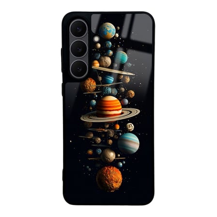 Galaxy S25 FE Kılıf Kamera Korumalı Desenli Luxury Portrait Painting Lusi Kapak Gülen Yüzler