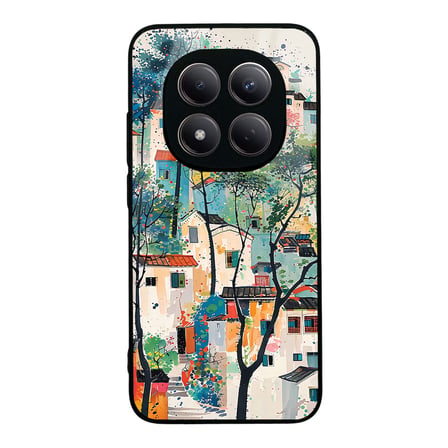 Redmi Note 15 Pro 4G Kılıf Kamera Korumalı Desenli Luxury Portrait Painting Lusi Kapak Gülen Yüzler