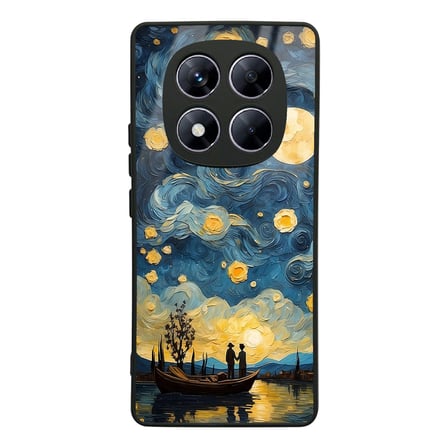 Redmi Note 14 Pro 4G Kılıf Kamera Korumalı Desenli Luxury Portrait Painting Lusi Kapak Gülen Yüzler