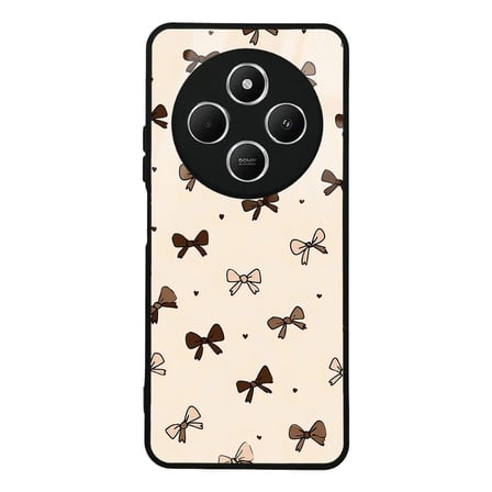 Redmi 14C 4G Kılıf Kamera Korumalı Desenli Luxury Portrait Painting Lusi Kapak Kahve Leopar