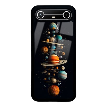 Tecno Spark Slim 5G Kılıf Kamera Korumalı Desenli Luxury Portrait Painting Lusi Kapak Gülen Yüzler