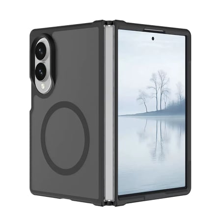 Lexroo Galaxy Z Fold 8 Mag Safe Şarj Özellikli Kamera Korumalı Lunex İnce Kılıf - Siyah