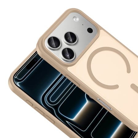 iPhone 17 Pro Kılıf MagSafe Kamera Korumalı Mat Parmak İzi Tutmayan Maks