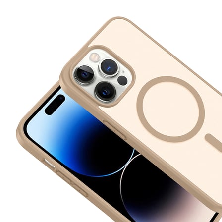 iPhone 13 Pro Max Kılıf MagSafe Kamera Korumalı Mat Parmak İzi Tutmayan Maks