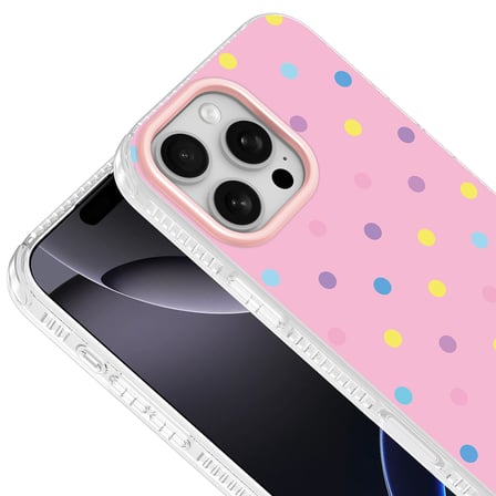 iPhone 16 Pro Kılıf Renkli Desenli Yanlardan Airbag Koruma Kamera Yükseltili Silikon Novatech
