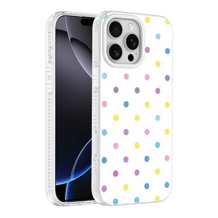 iPhone 16 Pro Max Kılıf Renkli Desenli Yanlardan Airbag Koruma Kamera Yükseltili Silikon Pazarplus