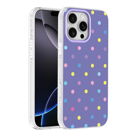iPhone 16 Pro Max Kılıf Renkli Desenli Yanlardan Airbag Koruma Kamera Yükseltili Silikon Pazarplus