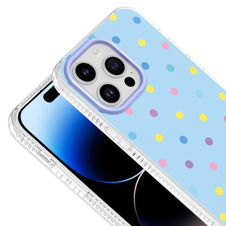 iPhone 14 Pro Max Kılıf Renkli Desenli Yanlardan Airbag Koruma Kamera Yükseltili Silikon Mobilteam