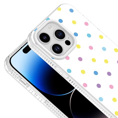 iPhone 14 Pro Max Kılıf Renkli Desenli Yanlardan Airbag Koruma Kamera Yükseltili Silikon Ottonova