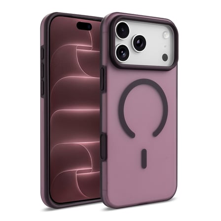 iPhone 18 Pro Max Kılıf Güçlü MagSafe Halkalı Buzlu Arka Kapak Kamera Yükseltili Mat Silikon Maks