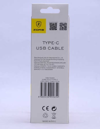 Zore Gold Type-C Usb Kablo Z-04