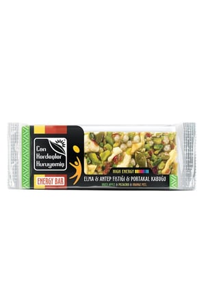 Elma & Antep Fıstığı & Portakal Kurusu Bar 30g