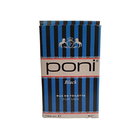 Poni Black/Sport EDT 130 Ml Erkek Parfüm