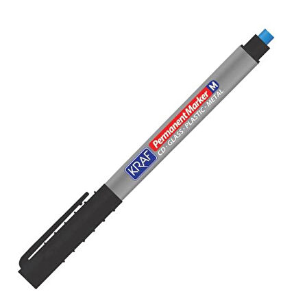 Kraf 260 Medium 12'li Siyah Asetat Kalemi