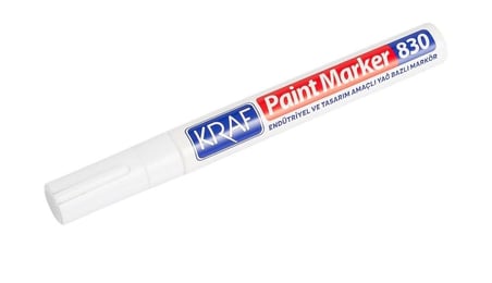 830 Paint Markör Beyaz 12'li