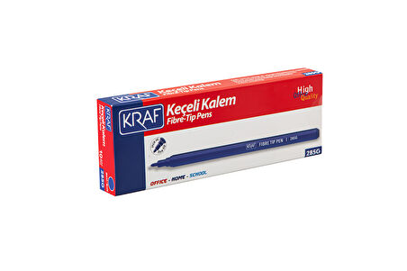 KRAF KEÇELİ KALEM MAVİ 285-10 ADET