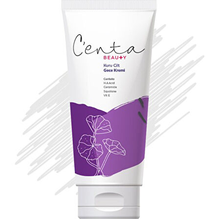C'enta Beauty Kuru Ciltlere Özel Gece Kremi 50ml