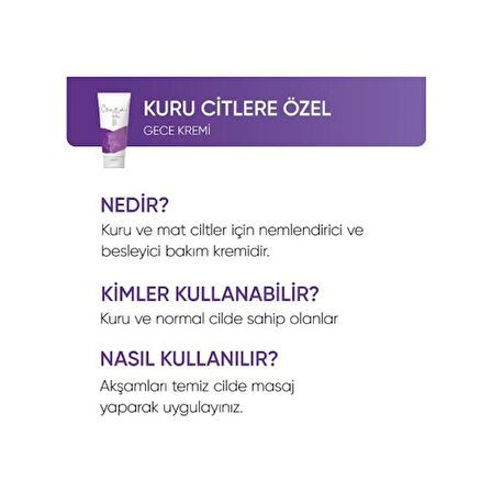 C'enta Beauty Kuru Ciltlere Özel Gece Kremi 50ml