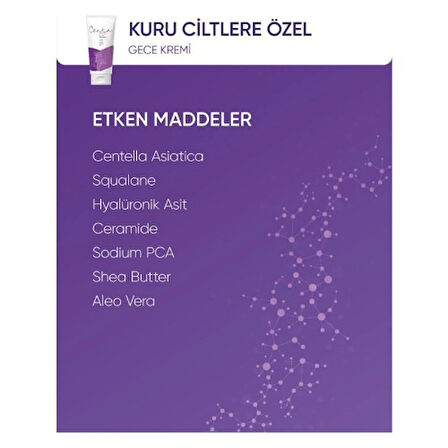 C'enta Beauty Kuru Ciltlere Özel Gece Kremi 50ml