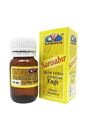 Karden Sarı Sabır (Aloe Vera) Yağı 20 ml
