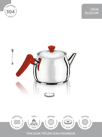Hascevher Buse Mini Boy Kettle 1,0 lt