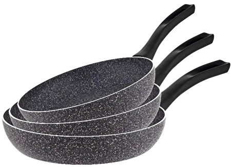 Hascevher Lavilla Prime Granit 3 Pcs Tava Seti (18/22/26) 2.2 mm