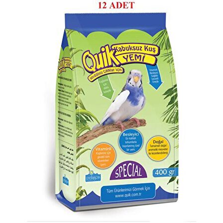 Quik Special Sade 400 Gr Muhabbet Kuşu Yemi 