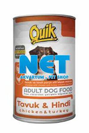 Quik Köpek 415 gr Tavuk-Hindi Konservesi Skt: 09/2023