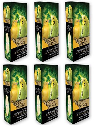 Gold Wings Premium Doğal Mürekkep Baliğı Kemiği (6 ADET)