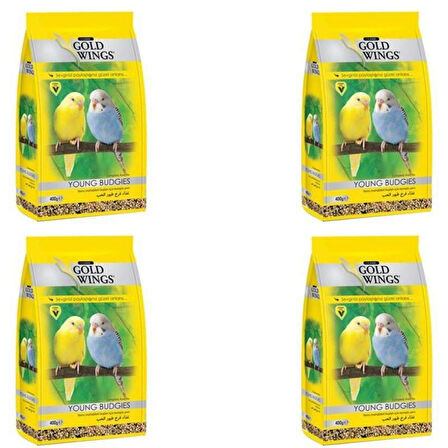 Gold Wings Yavru Muhabbet Kuşu Yemi 400 gr X 4 Adet