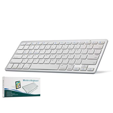 Hadron Kablosuz Bluetooth Q Klavye  HN806B Beyaz