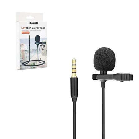 MİKROFON YAKA 3.5MM AUX JACK HADRON HD-563